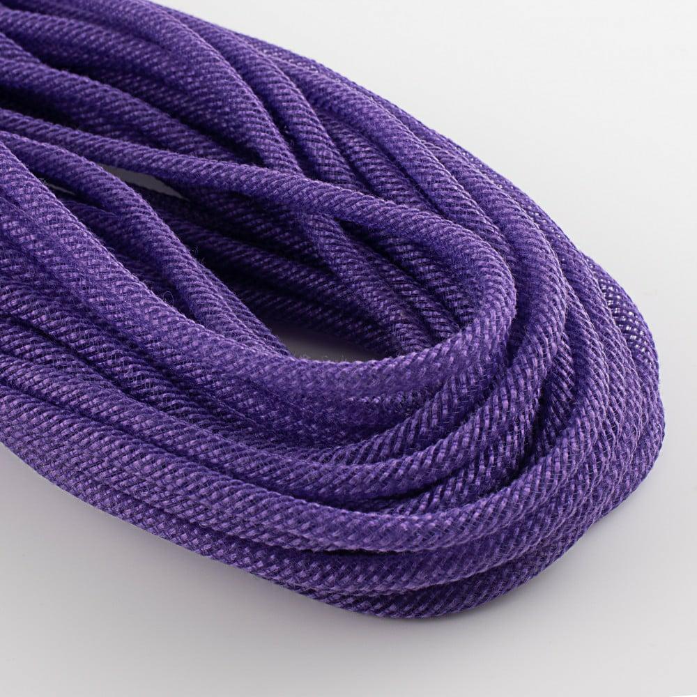 Deco Flex Tubing |   Faux Jute Deco Flex Tubing Ribbon: Dark Purple (30 Yards) Accents Dark Purple