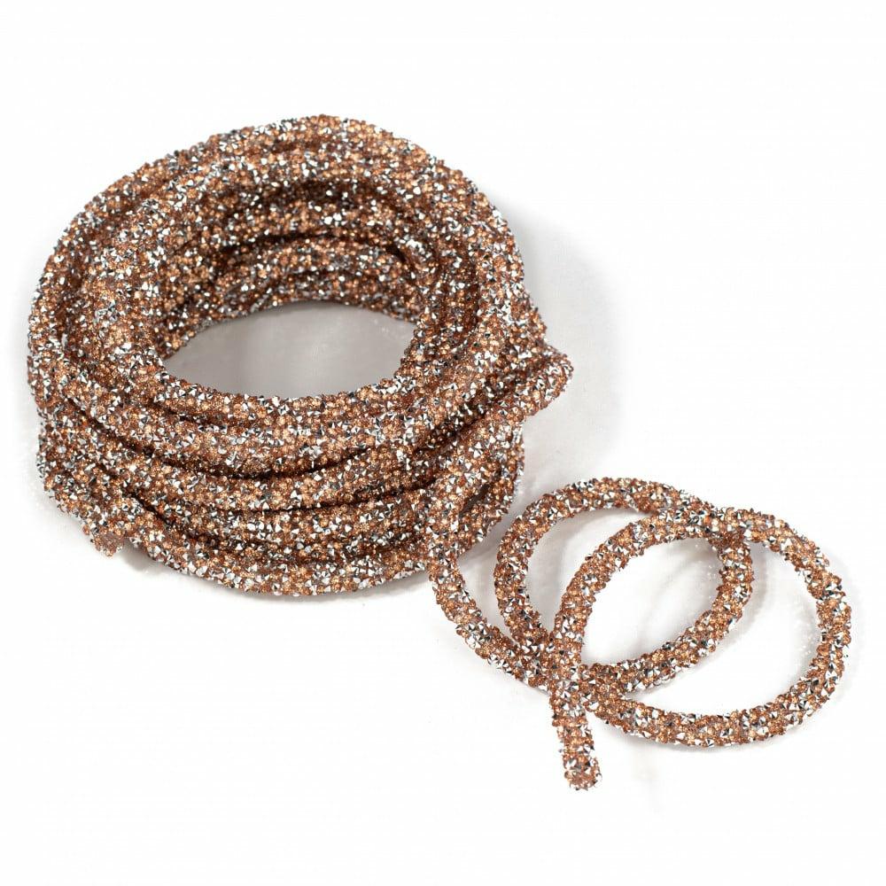 Decorative Rope & Wire |   15′ Diamond Rope Roll: Blush Pink Accents Decorative Rope & Wire