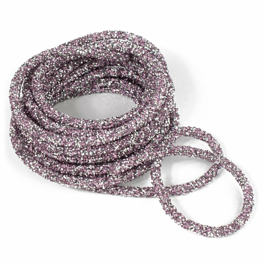 Decorative Rope & Wire |   15′ Diamond Rope Roll: Lavender Purple Accents Decorative Rope & Wire