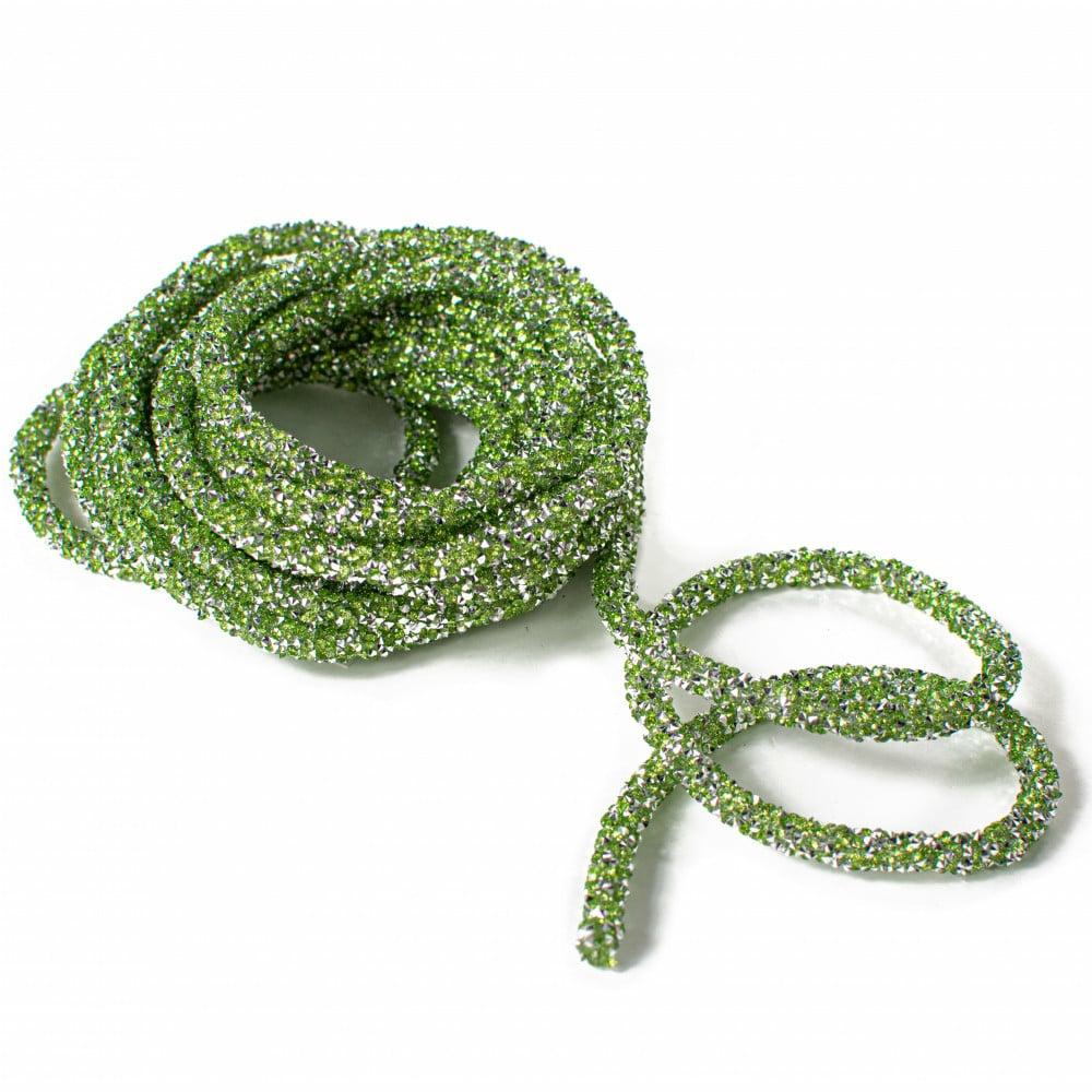 Decorative Rope & Wire |   15′ Diamond Rope Roll: Lime Green Accents Decorative Rope & Wire