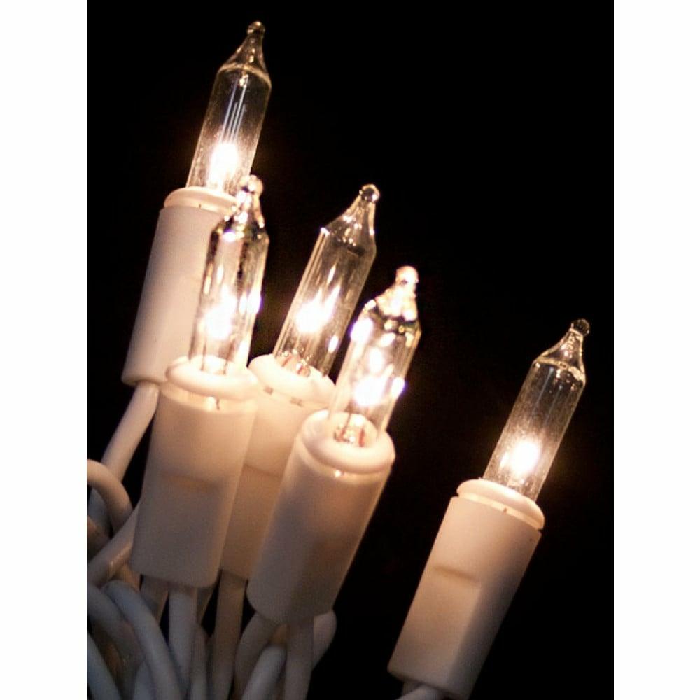 Floral Lights |   White Light Strand On White Cord: 100-Light Accents Floral Lights