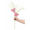 Floral Sprays & Picks |   24" Butterflies And Balls Spray: Hot Pink Accents Floral Sprays & Picks