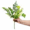 Floral Sprays & Picks |   16" Fern & Leaves Pick Accents Floral Sprays & Picks