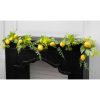 Garland |   4′ Lemon, Fern & Salal Greenery Leaves Garland Decor Garland