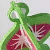 Ornaments |   10" Whimsical Lantern Ornament: Green Accents Green,Pink,White