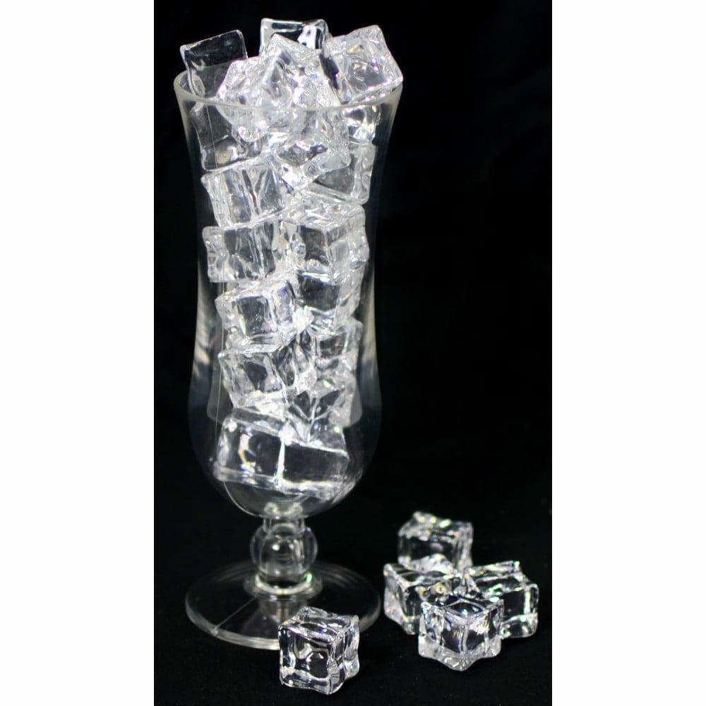 Vase Filler |   Acrylic Fake Ice Cubes (100) Table Decor Clear