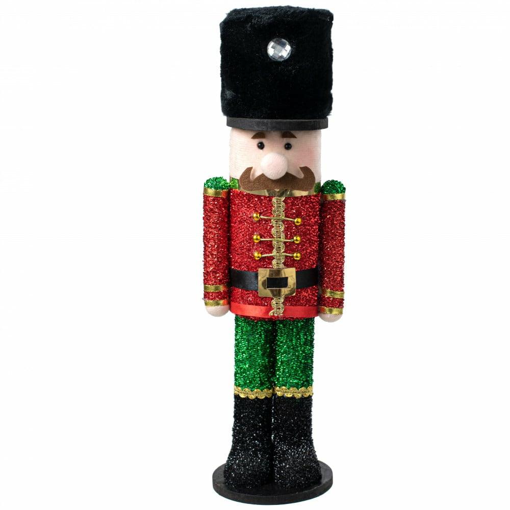 Wreath Enhancements |   16" Nutcracker Soldier Decoration Accents Red,Green,Gold,Black