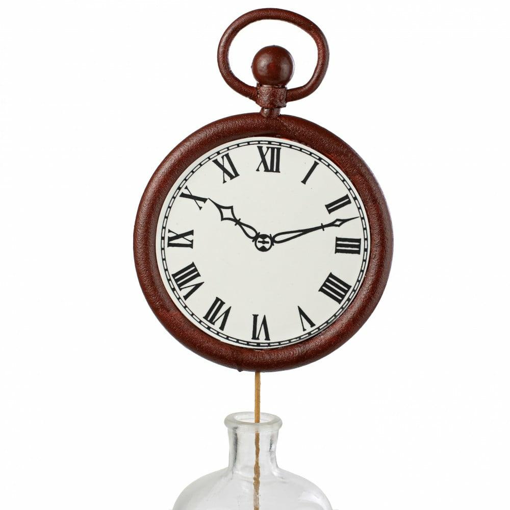 Wreath Enhancements |   24" Stopwatch Clock Pick Accents Cream,Brown,Black