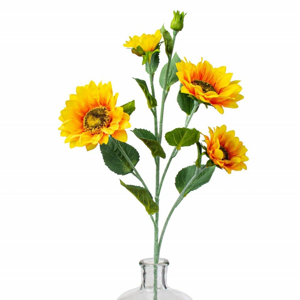 Floral Sprays & Picks |   25" Sunflower Spray Accents Floral Sprays & Picks