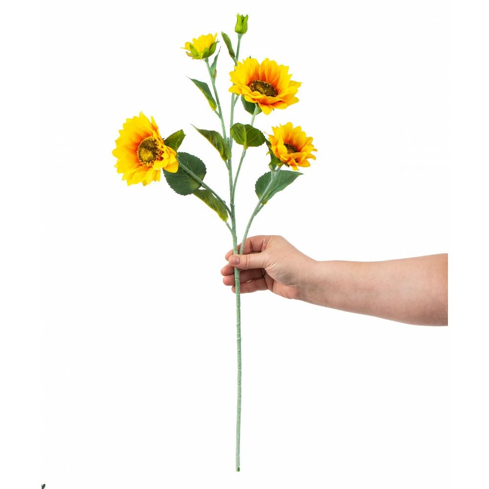 Floral Sprays & Picks |   25" Sunflower Spray Accents Floral Sprays & Picks